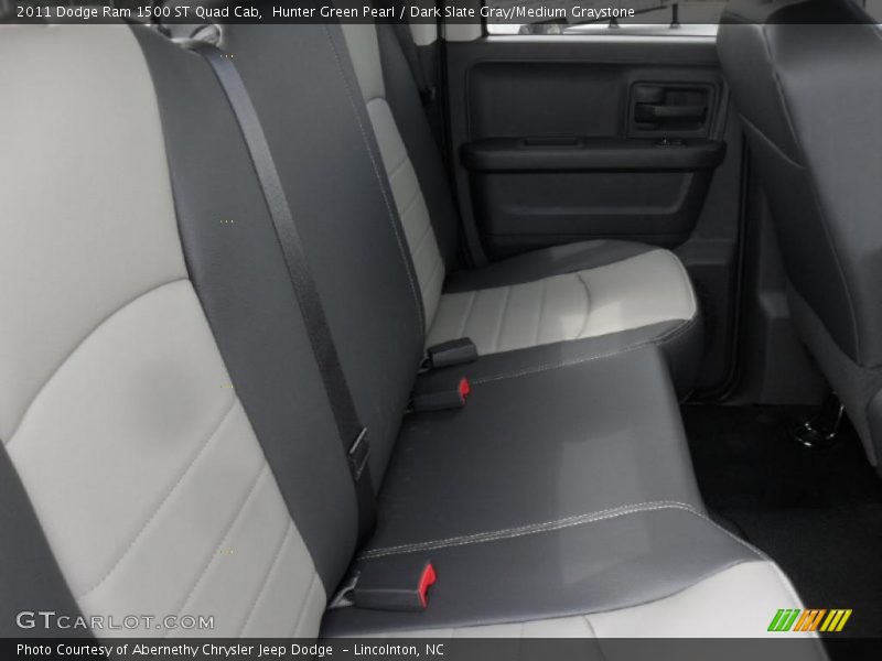 Hunter Green Pearl / Dark Slate Gray/Medium Graystone 2011 Dodge Ram 1500 ST Quad Cab