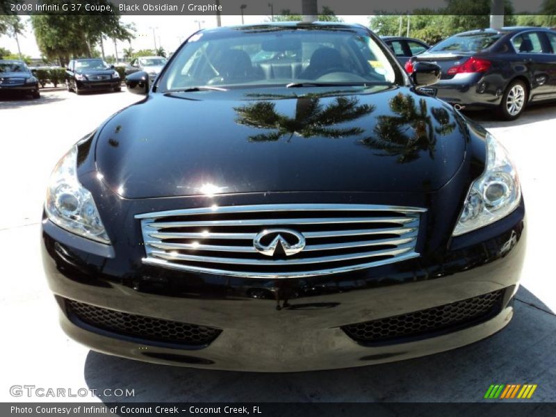 Black Obsidian / Graphite 2008 Infiniti G 37 Coupe