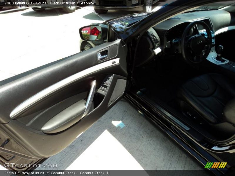 Black Obsidian / Graphite 2008 Infiniti G 37 Coupe