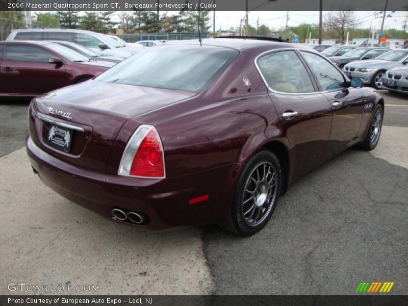 Bordeaux Pontevecchio / Cuoio 2006 Maserati Quattroporte Sport GT