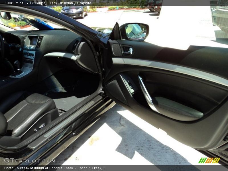Black Obsidian / Graphite 2008 Infiniti G 37 Coupe