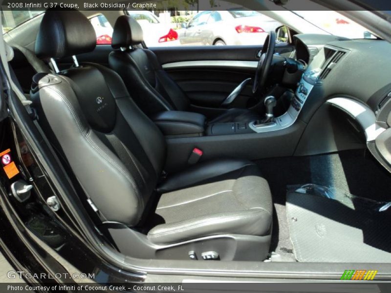 Black Obsidian / Graphite 2008 Infiniti G 37 Coupe