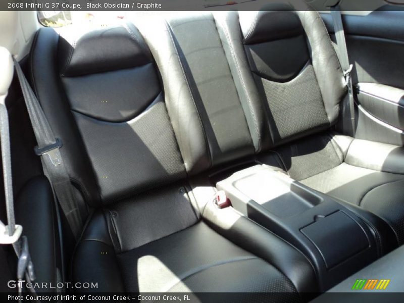 Black Obsidian / Graphite 2008 Infiniti G 37 Coupe