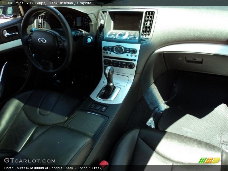 Black Obsidian / Graphite 2008 Infiniti G 37 Coupe