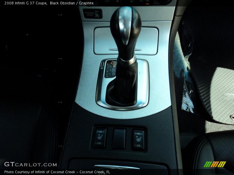 Black Obsidian / Graphite 2008 Infiniti G 37 Coupe