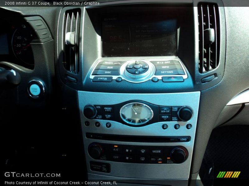 Black Obsidian / Graphite 2008 Infiniti G 37 Coupe