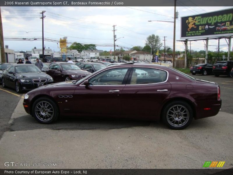 Bordeaux Pontevecchio / Cuoio 2006 Maserati Quattroporte Sport GT