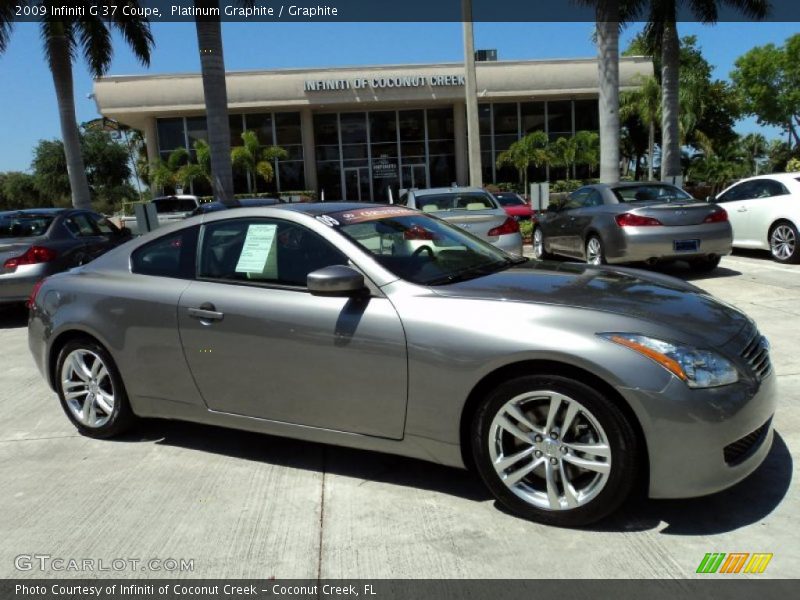 Platinum Graphite / Graphite 2009 Infiniti G 37 Coupe