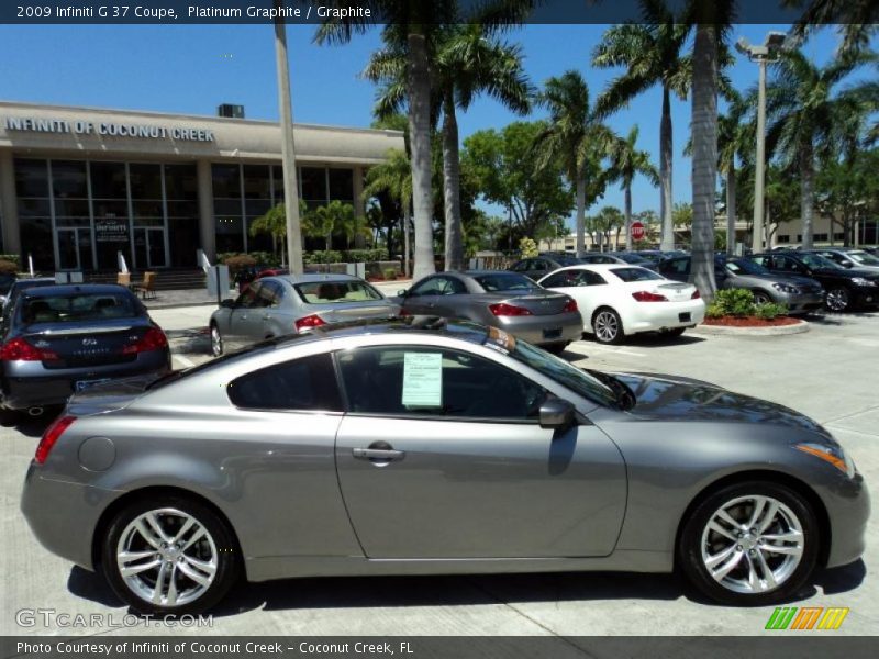 Platinum Graphite / Graphite 2009 Infiniti G 37 Coupe