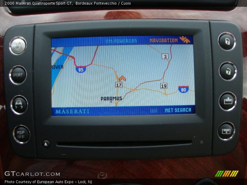 Navigation of 2006 Quattroporte Sport GT