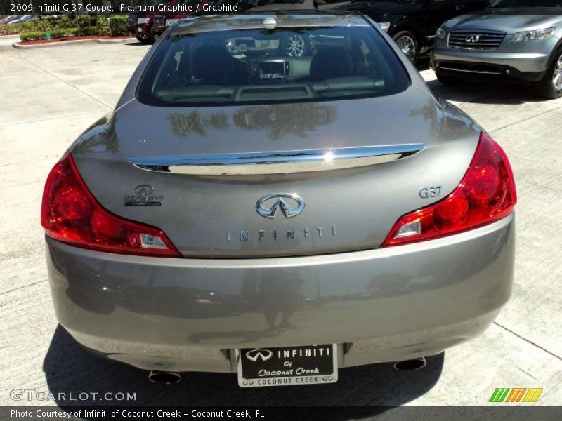 Platinum Graphite / Graphite 2009 Infiniti G 37 Coupe