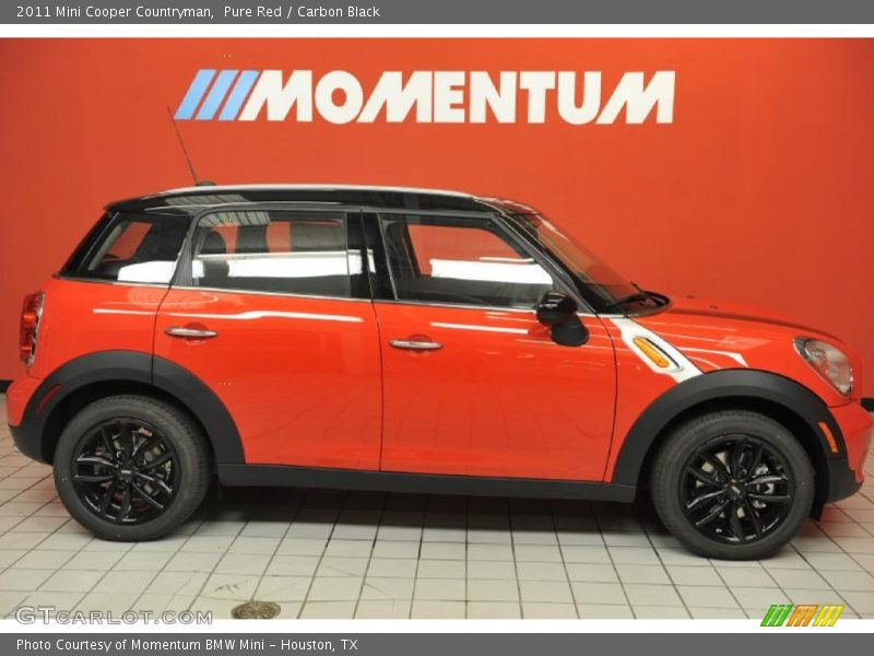 Pure Red / Carbon Black 2011 Mini Cooper Countryman