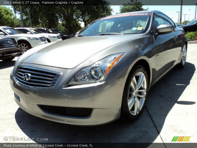 Platinum Graphite / Graphite 2009 Infiniti G 37 Coupe