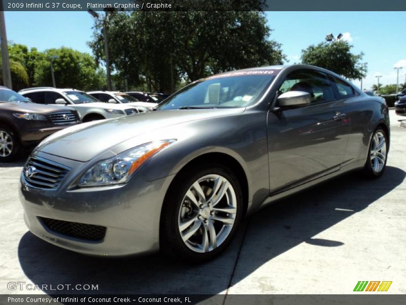 Platinum Graphite / Graphite 2009 Infiniti G 37 Coupe