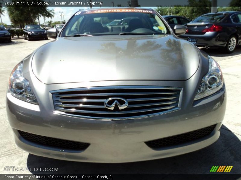 Platinum Graphite / Graphite 2009 Infiniti G 37 Coupe
