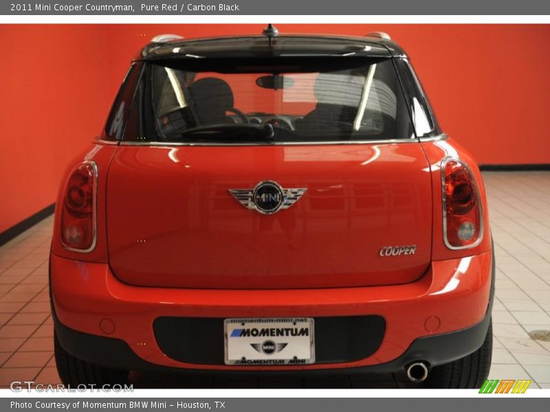 Pure Red / Carbon Black 2011 Mini Cooper Countryman