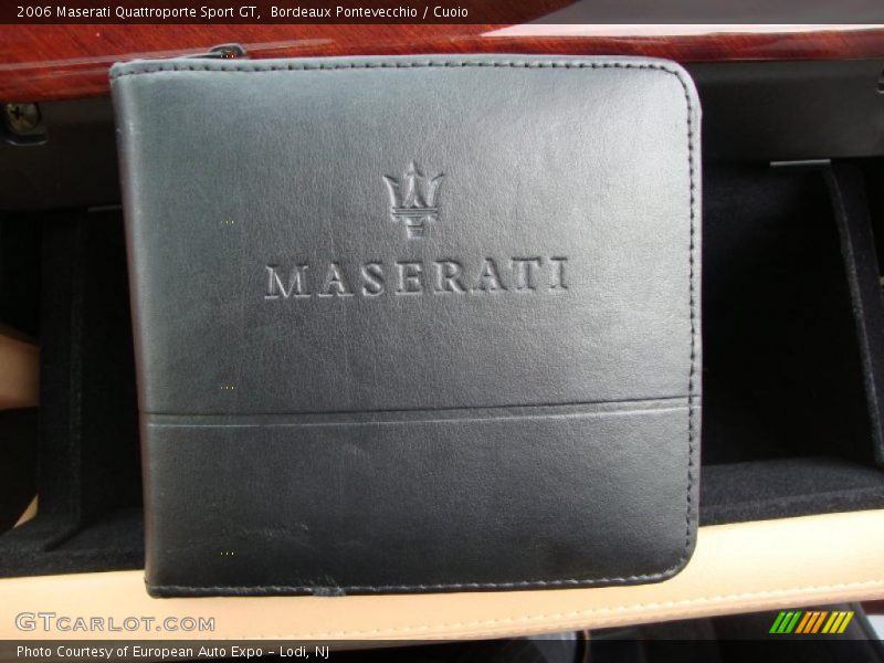 Bordeaux Pontevecchio / Cuoio 2006 Maserati Quattroporte Sport GT