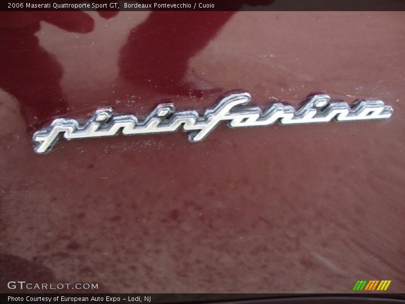 Bordeaux Pontevecchio / Cuoio 2006 Maserati Quattroporte Sport GT