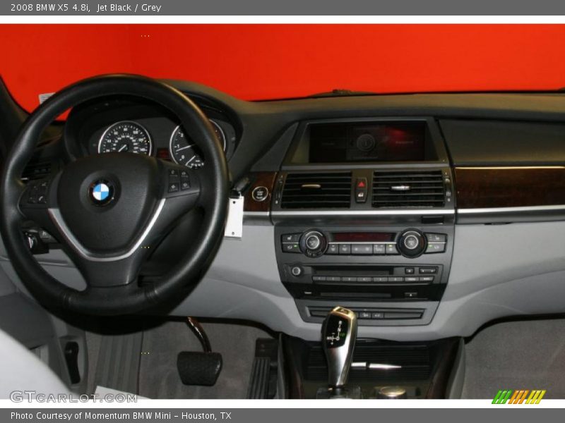 Jet Black / Grey 2008 BMW X5 4.8i