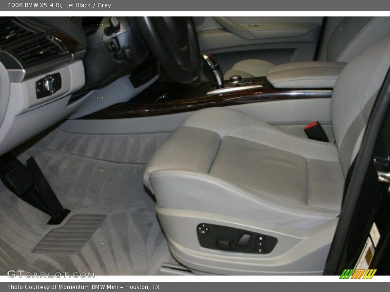 Jet Black / Grey 2008 BMW X5 4.8i