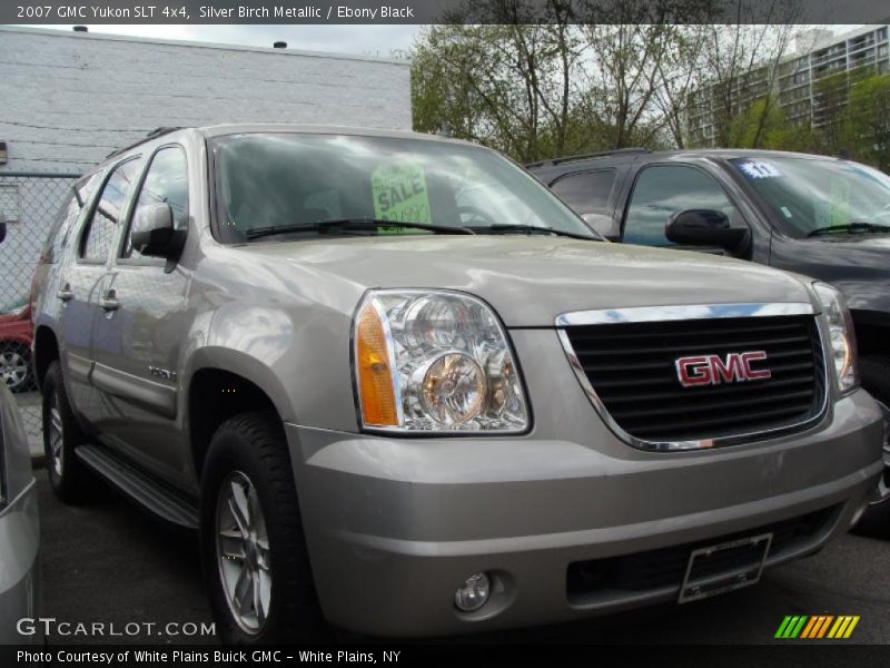 Silver Birch Metallic / Ebony Black 2007 GMC Yukon SLT 4x4