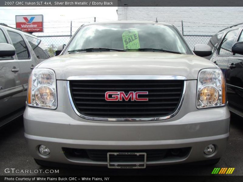 Silver Birch Metallic / Ebony Black 2007 GMC Yukon SLT 4x4