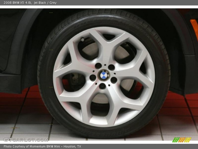 Jet Black / Grey 2008 BMW X5 4.8i