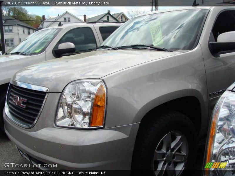 Silver Birch Metallic / Ebony Black 2007 GMC Yukon SLT 4x4