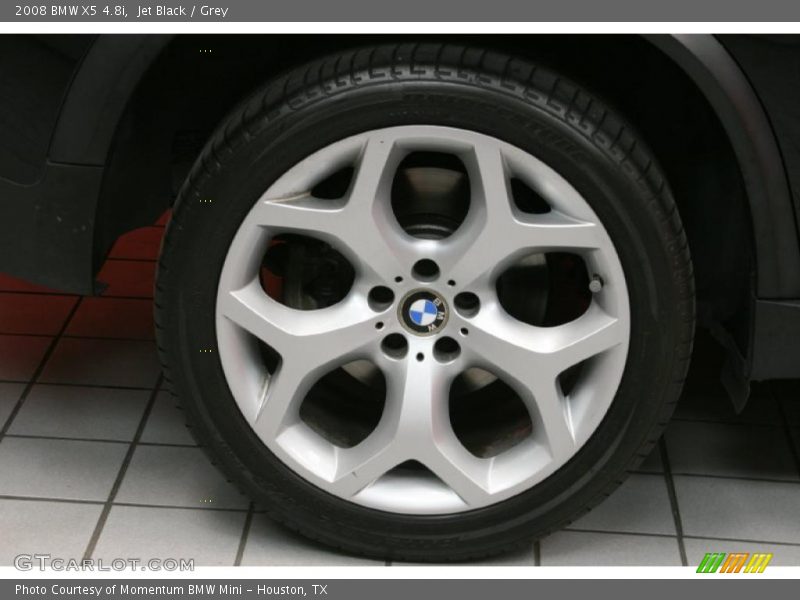 Jet Black / Grey 2008 BMW X5 4.8i