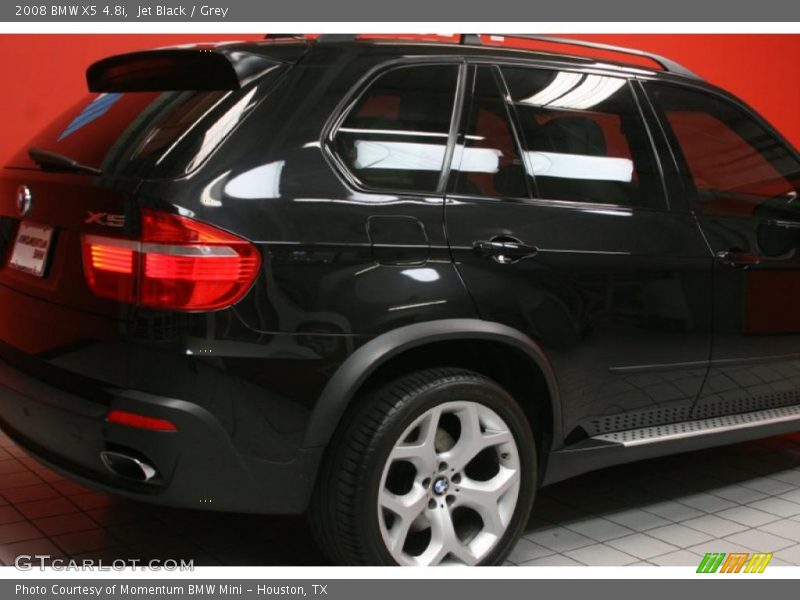Jet Black / Grey 2008 BMW X5 4.8i