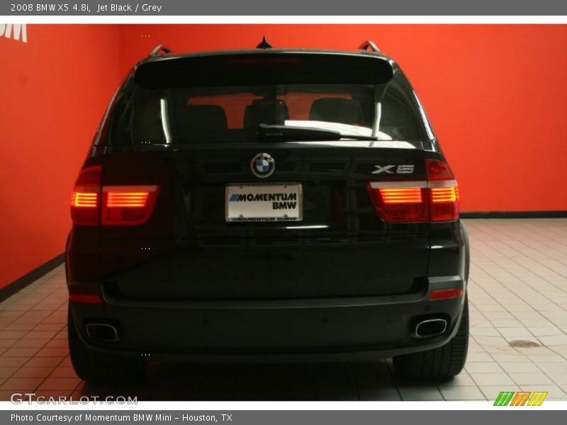Jet Black / Grey 2008 BMW X5 4.8i