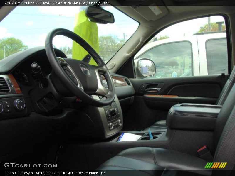 Silver Birch Metallic / Ebony Black 2007 GMC Yukon SLT 4x4