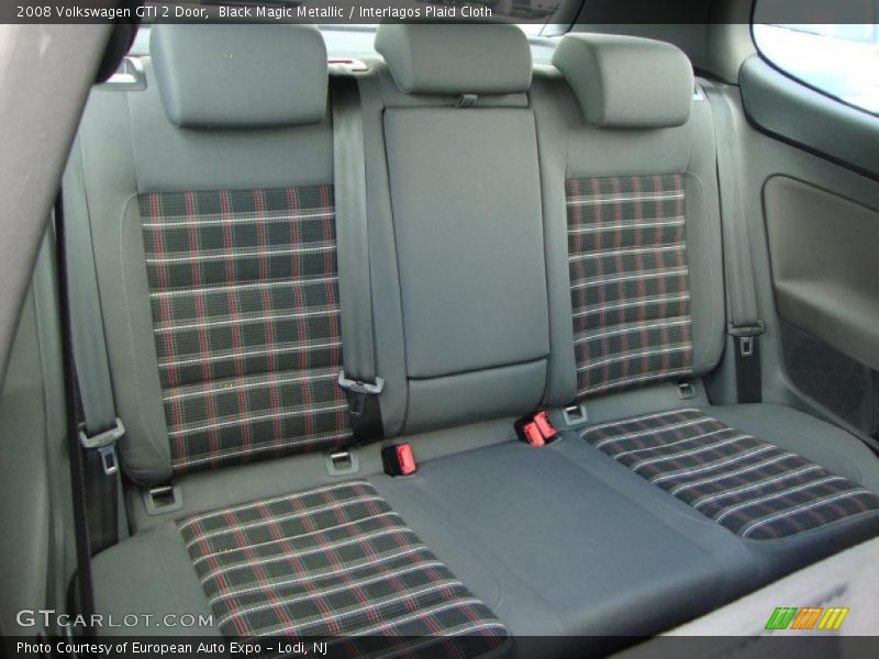  2008 GTI 2 Door Interlagos Plaid Cloth Interior