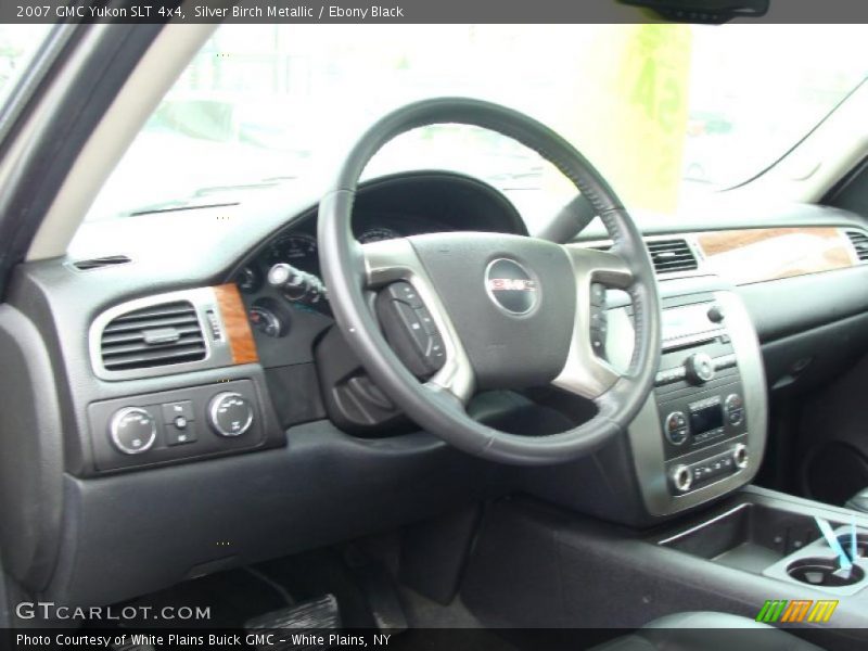 Silver Birch Metallic / Ebony Black 2007 GMC Yukon SLT 4x4