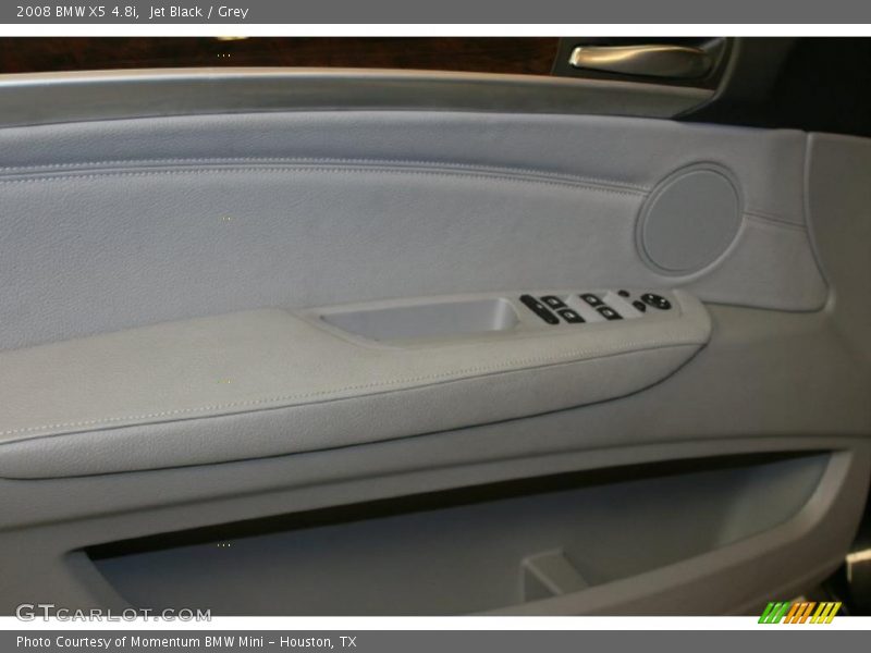 Jet Black / Grey 2008 BMW X5 4.8i
