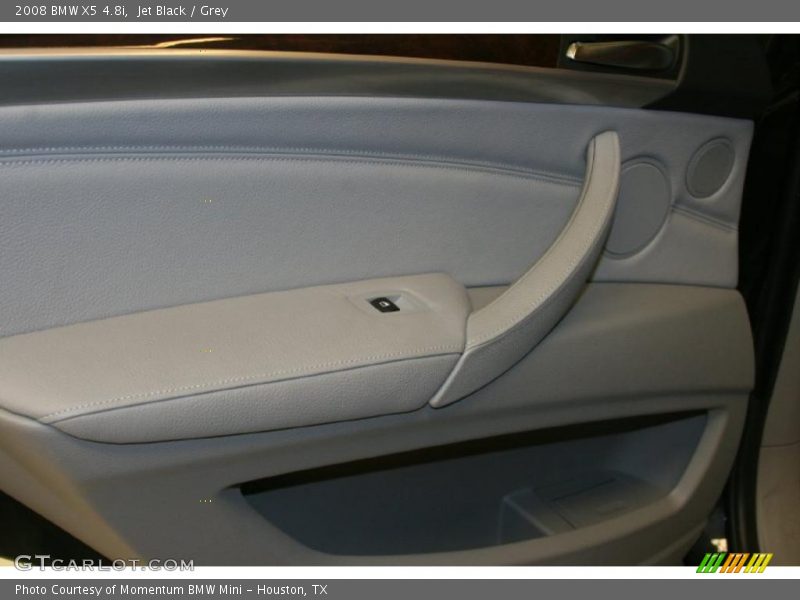 Jet Black / Grey 2008 BMW X5 4.8i