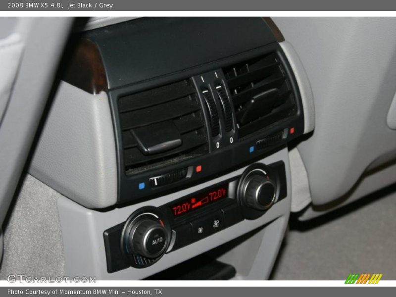 Jet Black / Grey 2008 BMW X5 4.8i