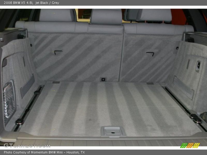 Jet Black / Grey 2008 BMW X5 4.8i