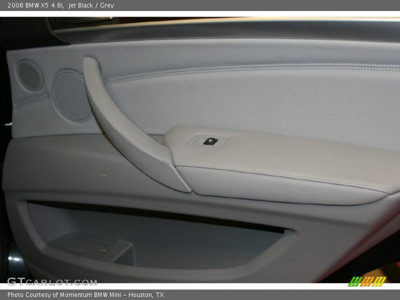 Jet Black / Grey 2008 BMW X5 4.8i
