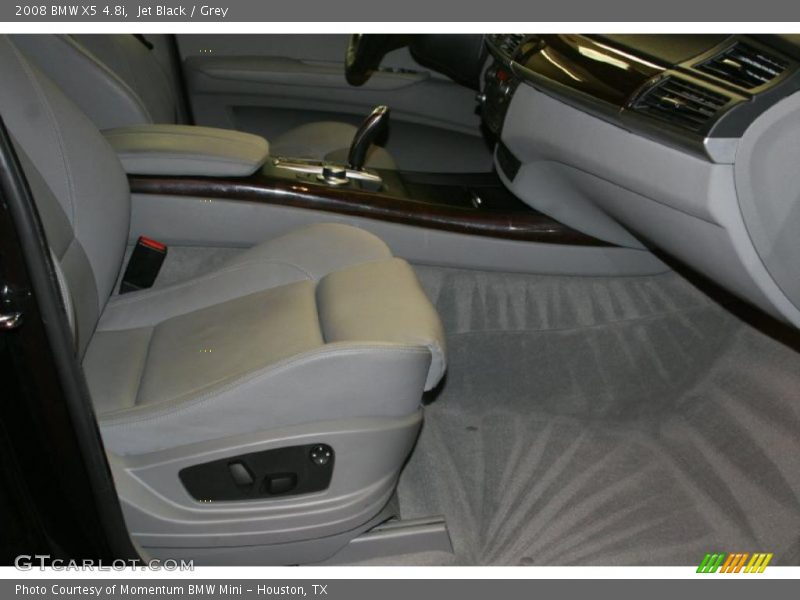 Jet Black / Grey 2008 BMW X5 4.8i