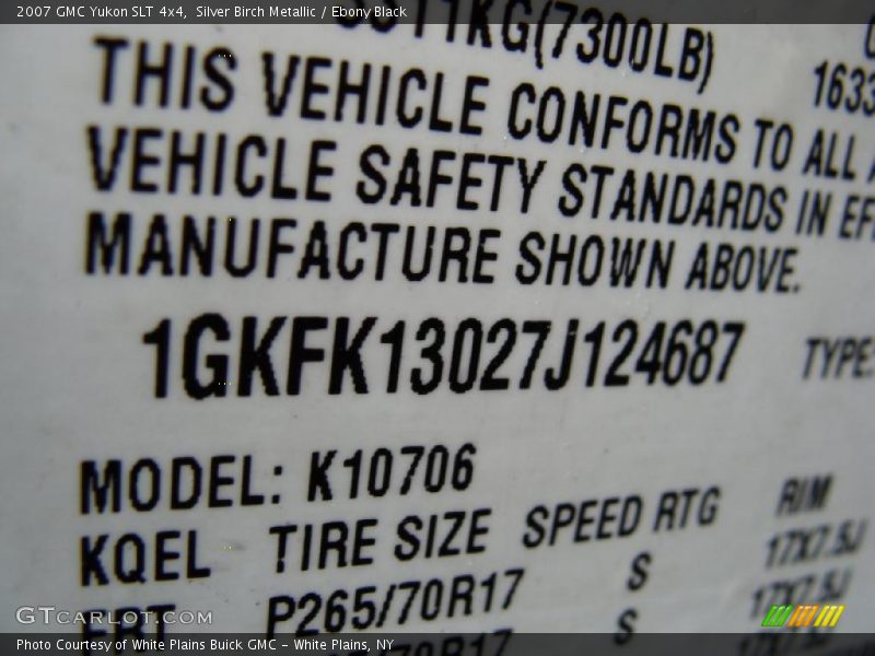 Silver Birch Metallic / Ebony Black 2007 GMC Yukon SLT 4x4