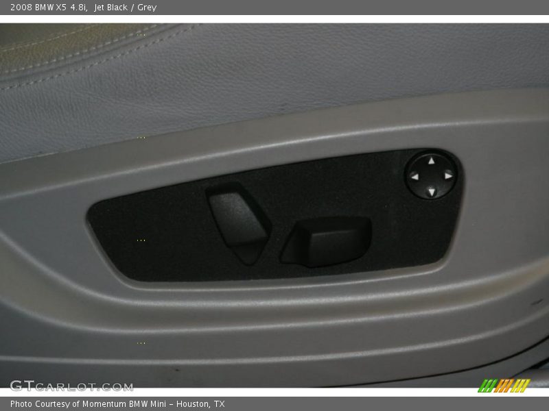 Jet Black / Grey 2008 BMW X5 4.8i