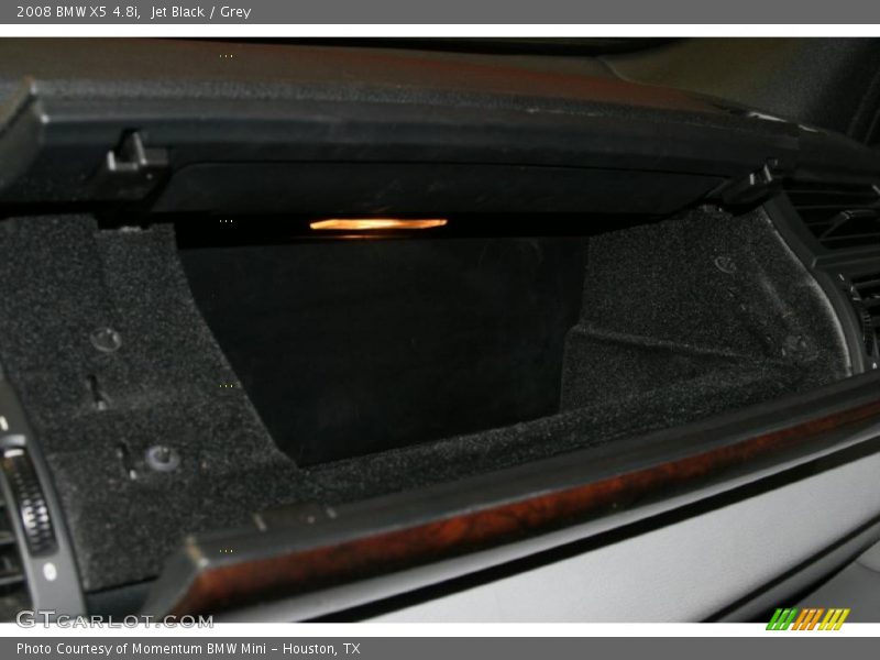 Jet Black / Grey 2008 BMW X5 4.8i