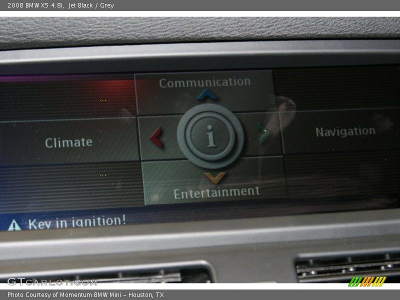 Jet Black / Grey 2008 BMW X5 4.8i