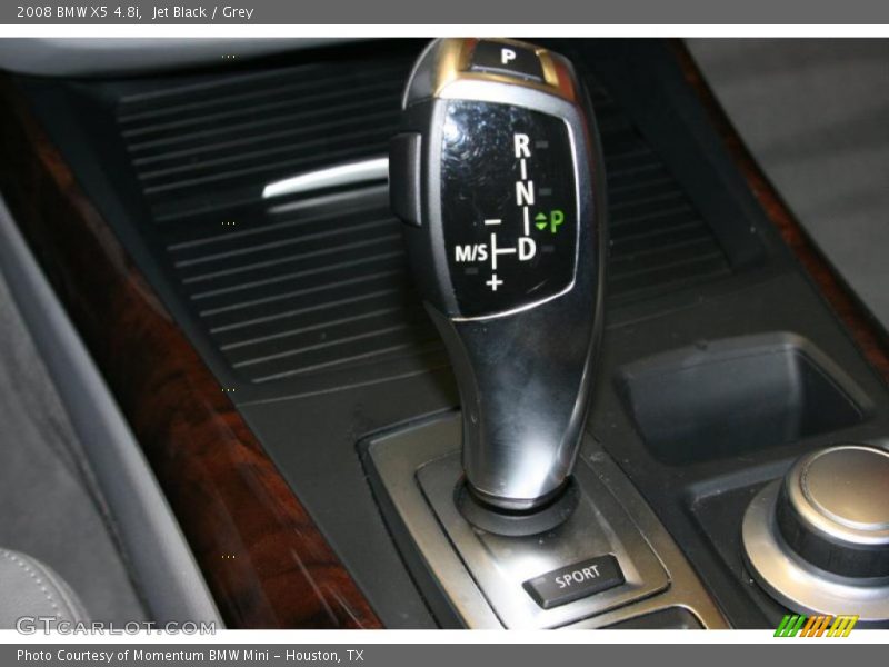 Jet Black / Grey 2008 BMW X5 4.8i
