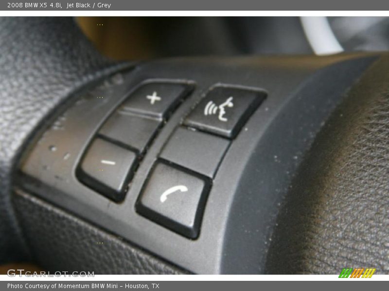 Jet Black / Grey 2008 BMW X5 4.8i