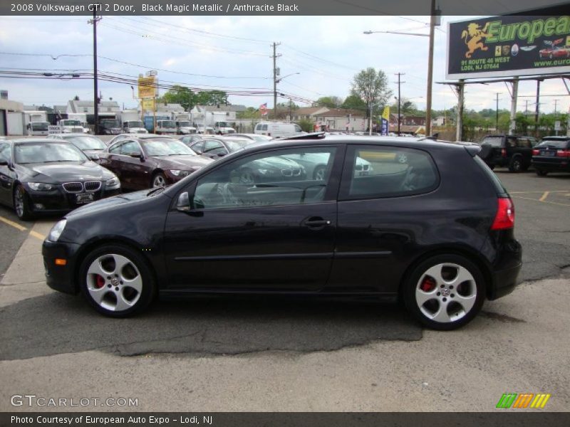 Black Magic Metallic / Anthracite Black 2008 Volkswagen GTI 2 Door