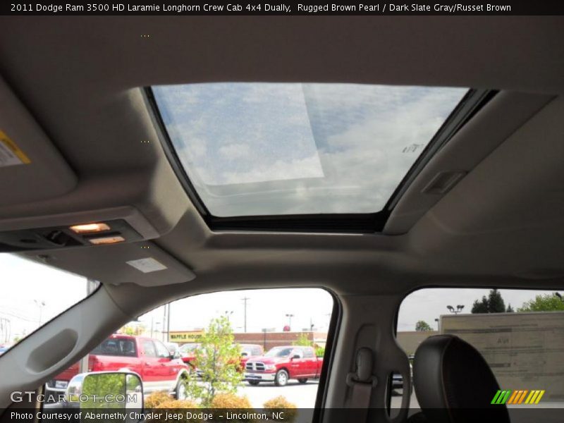 Rugged Brown Pearl / Dark Slate Gray/Russet Brown 2011 Dodge Ram 3500 HD Laramie Longhorn Crew Cab 4x4 Dually