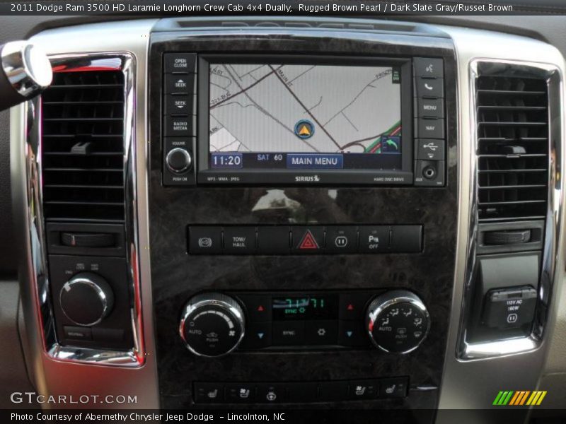 Rugged Brown Pearl / Dark Slate Gray/Russet Brown 2011 Dodge Ram 3500 HD Laramie Longhorn Crew Cab 4x4 Dually