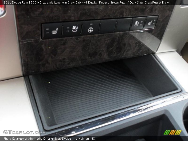 Rugged Brown Pearl / Dark Slate Gray/Russet Brown 2011 Dodge Ram 3500 HD Laramie Longhorn Crew Cab 4x4 Dually